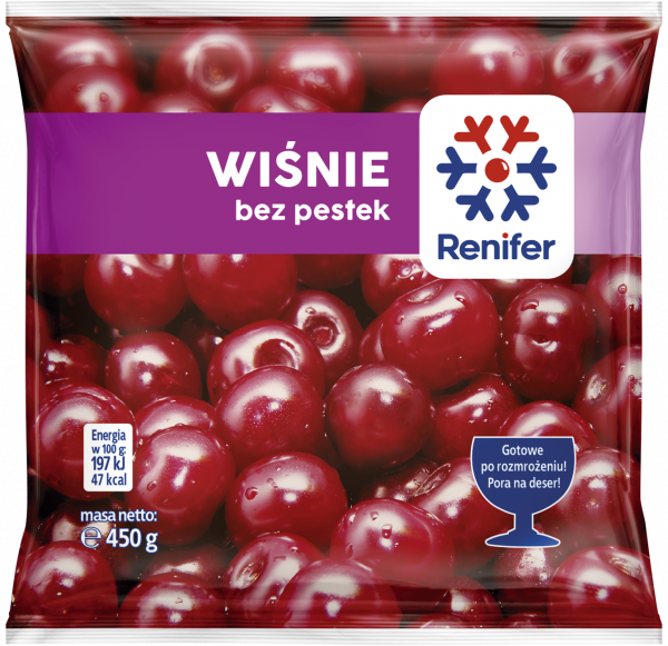 Wiśnie Renifer bez pestek 
