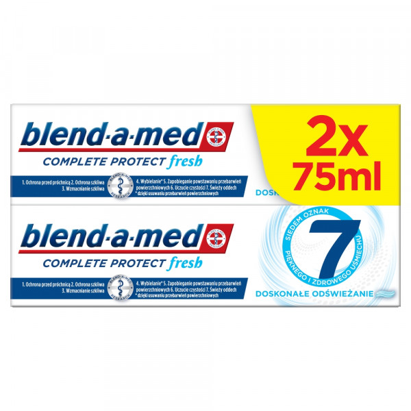blend-a-med Complete Protect Fresh Doskonałe odświeżanie Pasta do zębów 2x75 ml
