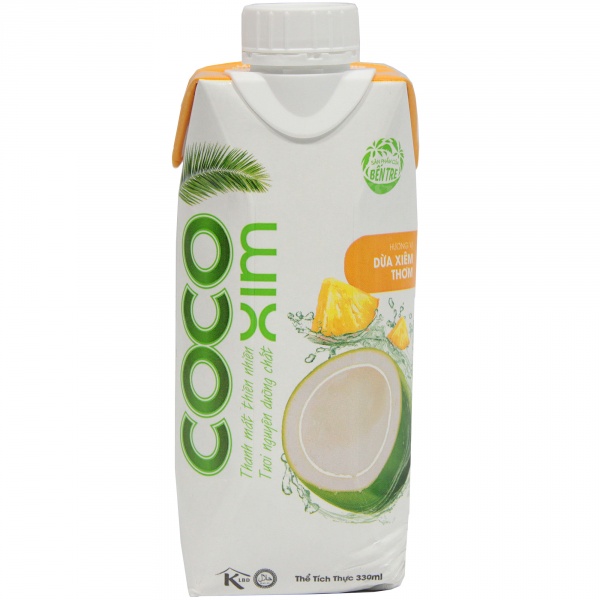 Woda kokosowa z sokiem ananasowym cocoxim 