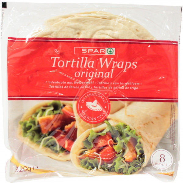 Wraps tortilla Spar original 