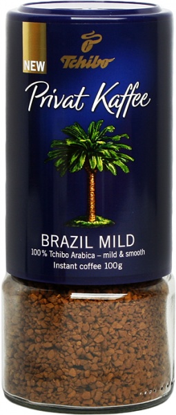 Kawa Tchibo Privat Kaffee Brazil Mild rozpuszczalna 