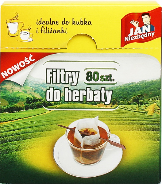 Filtry do herbaty filiżanka Jan Niezbędny