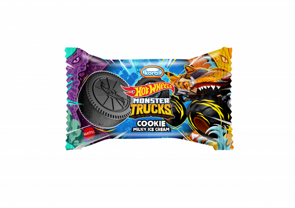Lody Koral Hot Wheels Monster Trucks Cookie Milky Ice Cream 