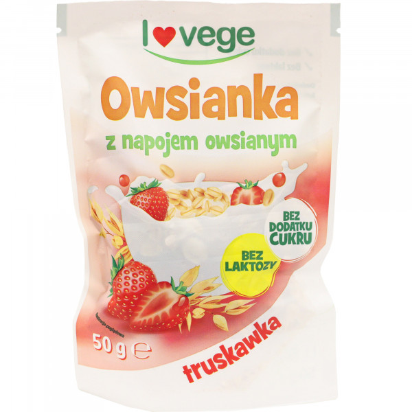 Owsianka Lovege b/l b/c truskawka 