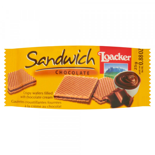 Loacker Sandwich Wafelek czekoladowy 25g