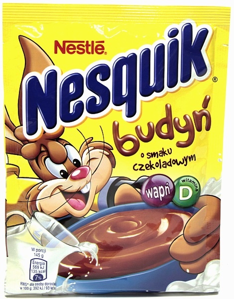 Budyń Nesquick czekoladowy bez cukru 