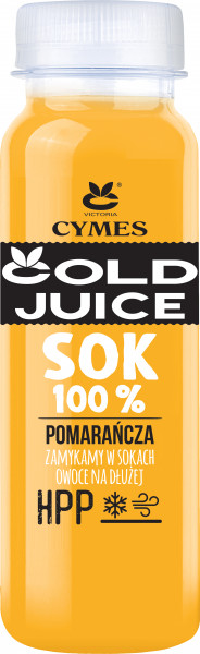 Sok pomarańczowy HPP 210 ml. Victoria Cymes Cold Juice.