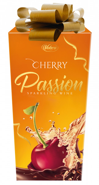 Vobro Cherry Passion Sparkling Wine Prezent 210g (z kokardą)