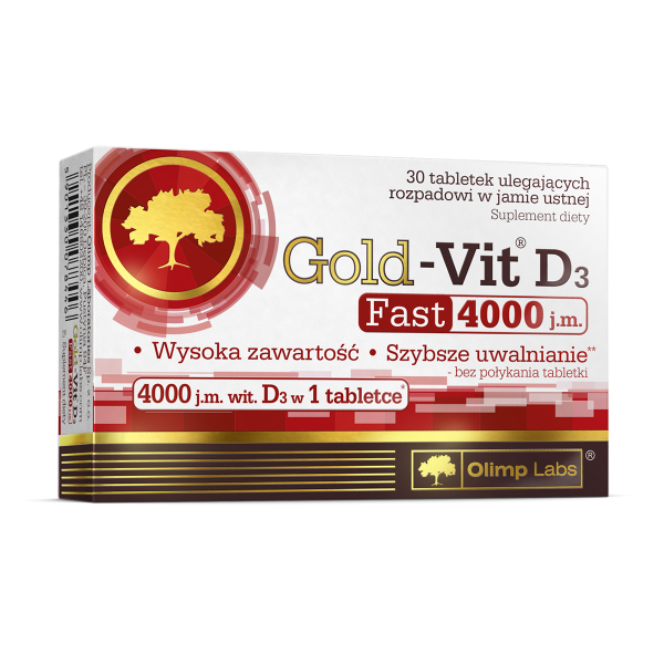 Gold-Vit D3 Fast 4000 IU 30 tabletek