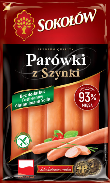 Parówki Sokołów z szynki 