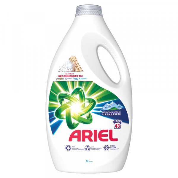 Ariel Mountain Spring Clean &amp; Fresh Płyn do prania 43 prania 2150 ml