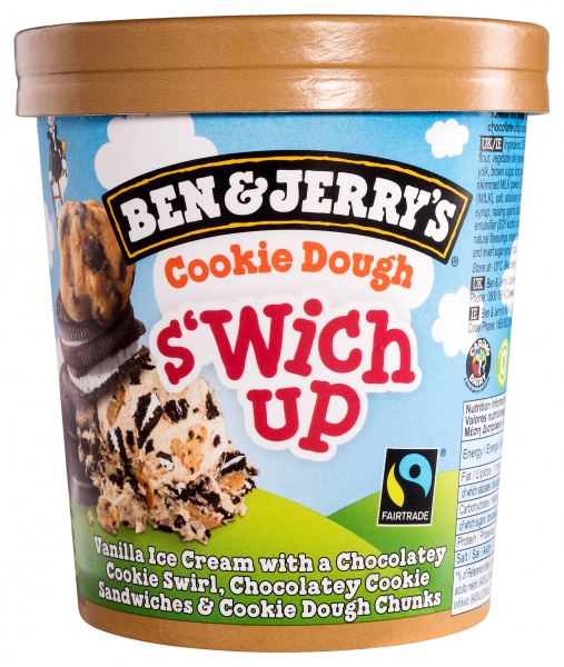 Ben&amp;Jerry’s Cookie Dough S’Wich Up 500ml