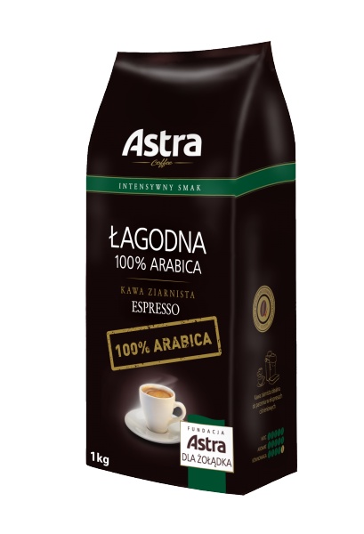 Astra Kawa ŁAGODNA Espresso 1kg ziarnista