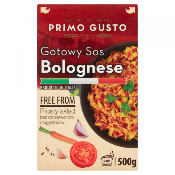 Sos bolognese free from primo gusto 