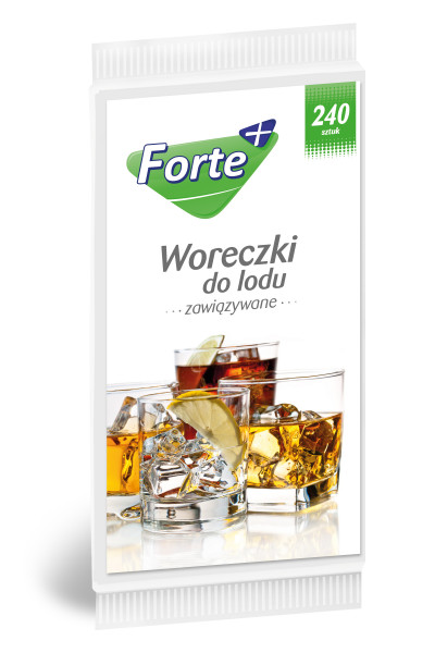 Forte+ Woreczki do lodu 240 kostek Forte+