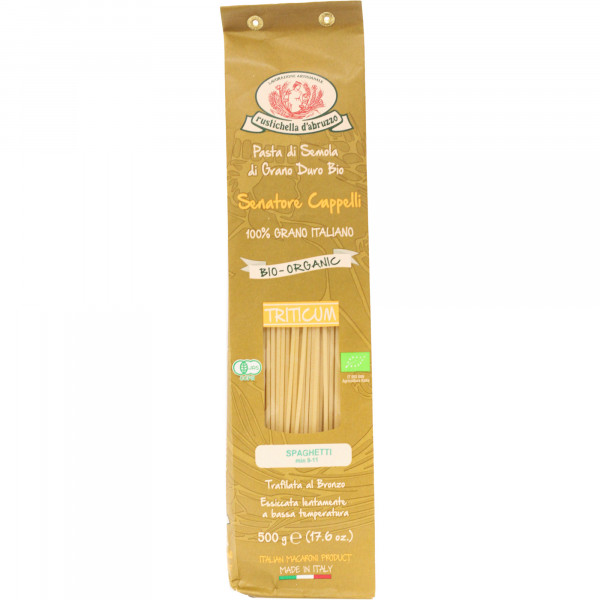 Makaron rustichella bio b/g organic spaghetti 500g 