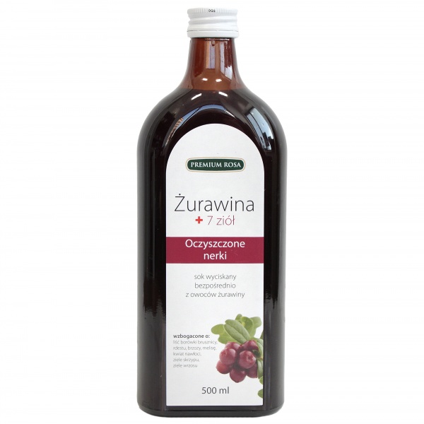 Wyciąg z żurawiny z ziołami - premium rosa 