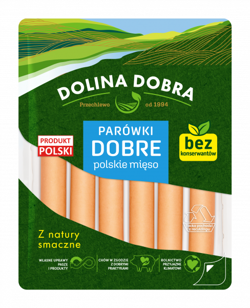 Parówki Dolina Dobra wieprzowe