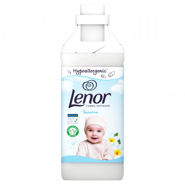 Lenor Fabric Softener Sensitive Płyn zmiękczający do płukania tkanin 850 ml