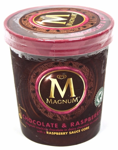 Lody magnum czekolada malina 