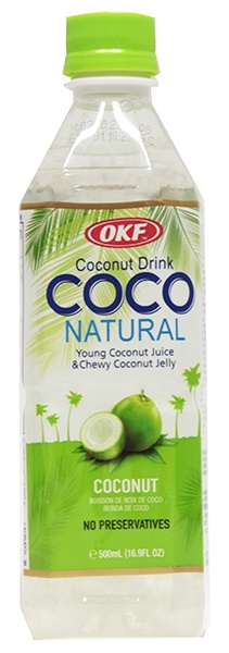 OKF Coco Natural napój kokosowy z cząstkami aloesu 
