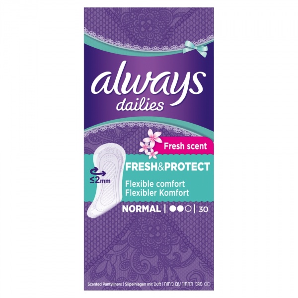 Wkładki higieniczne Always dailies 3w1 normal deo 30szt 