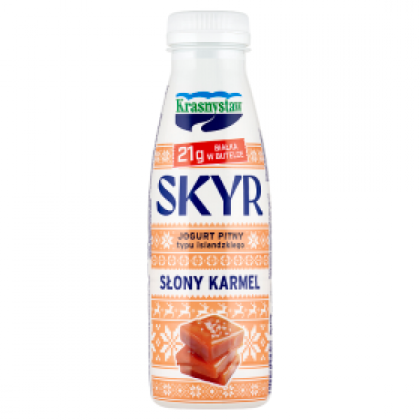 Jogurt pitny Krasnystaw Skyr słony karmel