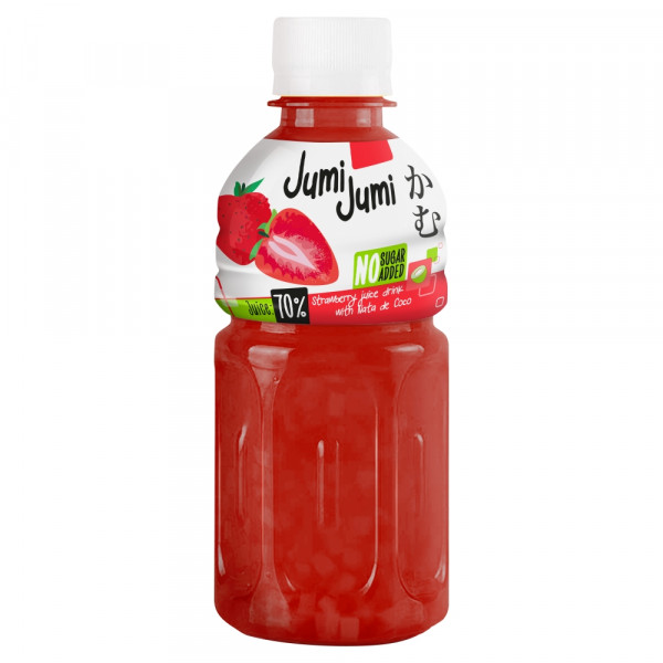 Jumi Jumi Napój truskawka 70% soku z nata de coco 320 ml
