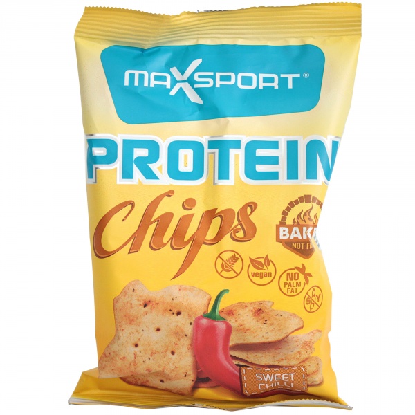 Chipsy proteinowe - słodkie chili 