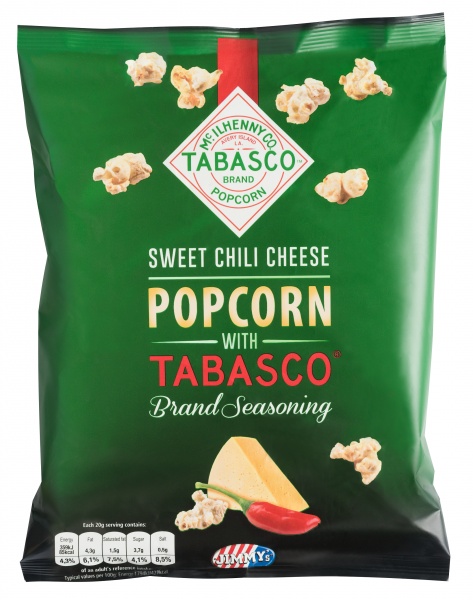 Popcorn Tabasco Sweet Chili cheese 