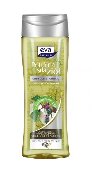 Eva natura potrójna siła ziół szampon czarna rzepa 