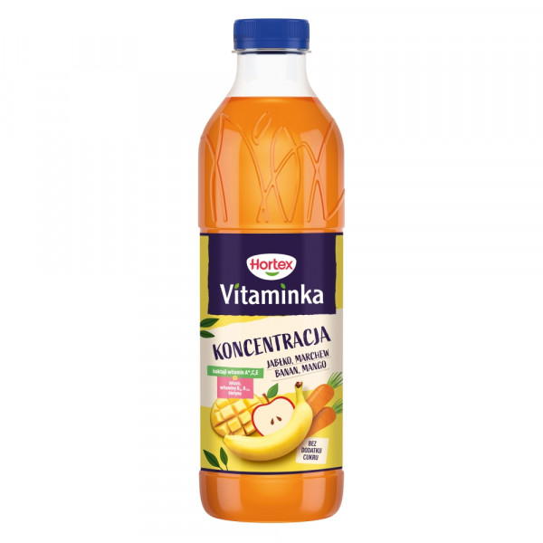 Hortex Vitaminka Sok banan marchew jabłko mango 1 l