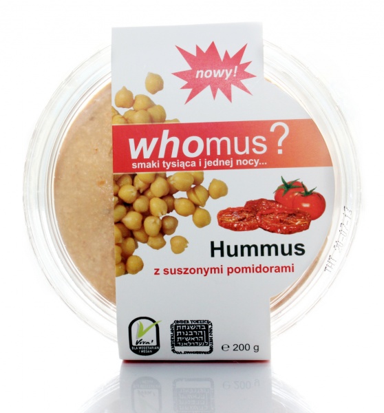 Hummus z suszonymi pomidorami 