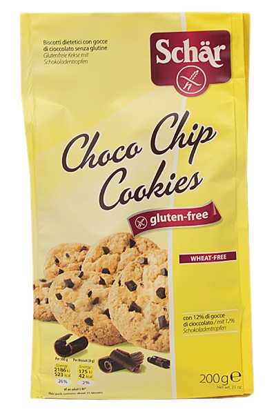 Ciasteczka Schär bezglutenowe z czekoladą Choco Chip Cookie 