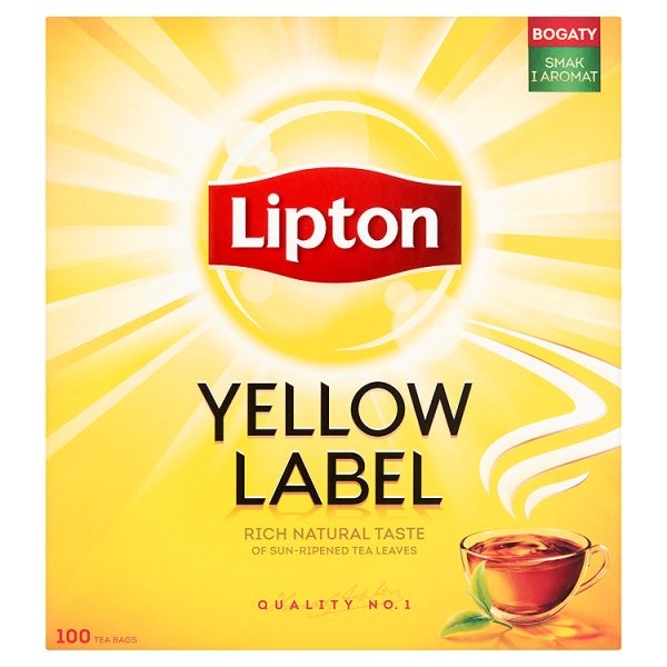 Herbata ekspresowa Lipton czarna yellow label 1,5g x 100