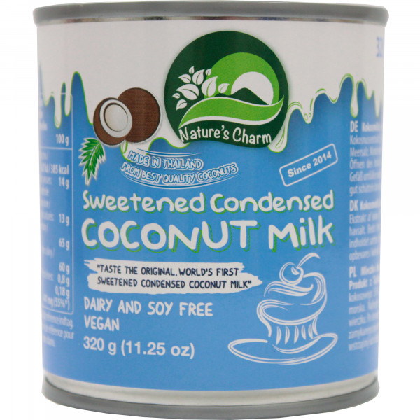 Mleczko kokosowe Nature&#039;s Carm zagęszczone słodzone 