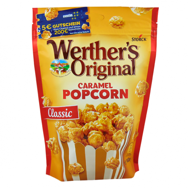 Popcorn werther&#039;s orginal classic z karmelem 