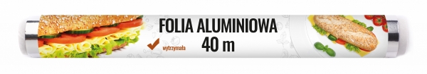 Folia aluminiowa Spar 40m 