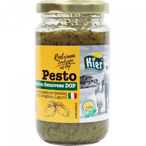 Pesto kier genovese z bazylii 180g słoik 