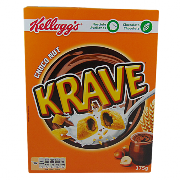 Płatki kellogg&#039;s krave choco nut 