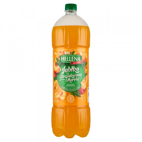 Napój ngaz Hellena brzoskwinia z morela 20% soku doliczana jest kaucja 0,50 zł