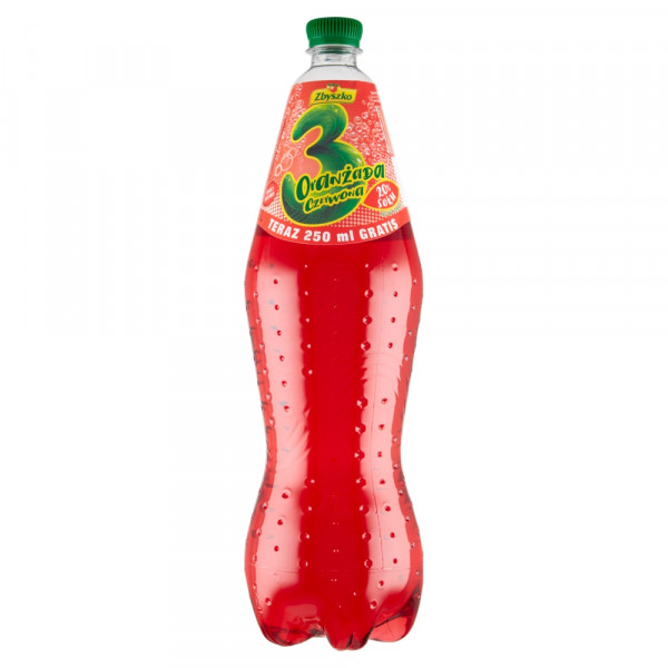 Napój Zbyszko 3 oranżada czerwona