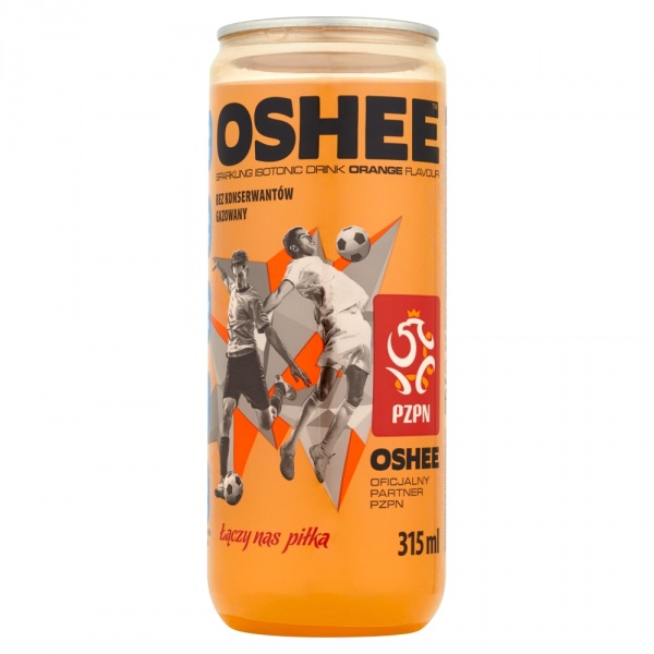 Oshee Napój izotoniczny gazowany o smaku pomarańczowym 330 ml