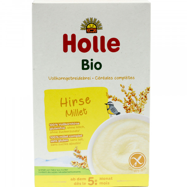 Kaszka Holle Bio jaglana pełnoziarnista bezmleczna po 5 miesiącu 