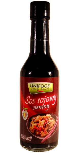 Sos unifood sojowy ciemny 150ml 