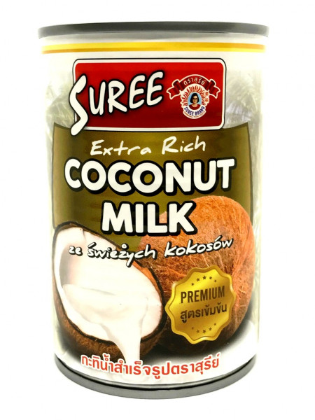 Mleczko kokosowe suree ze świeżych kokosów 400ml pus 