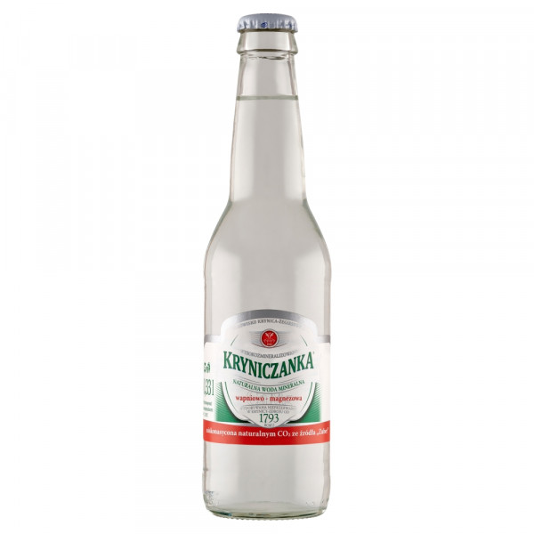 Woda lgaz Kryniczanka mineralna wapniowo-magnezowa 330ml doliczana jest kaucja 1 zł