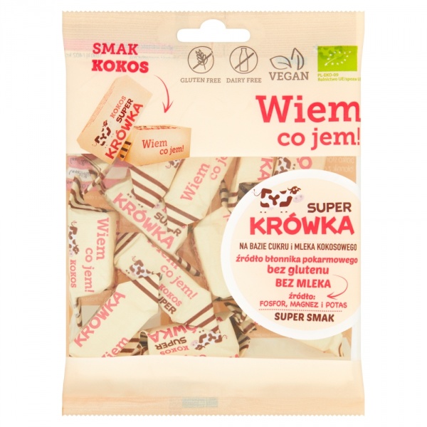 Krówki me gusto bio bez mleka wegan kokosowe 