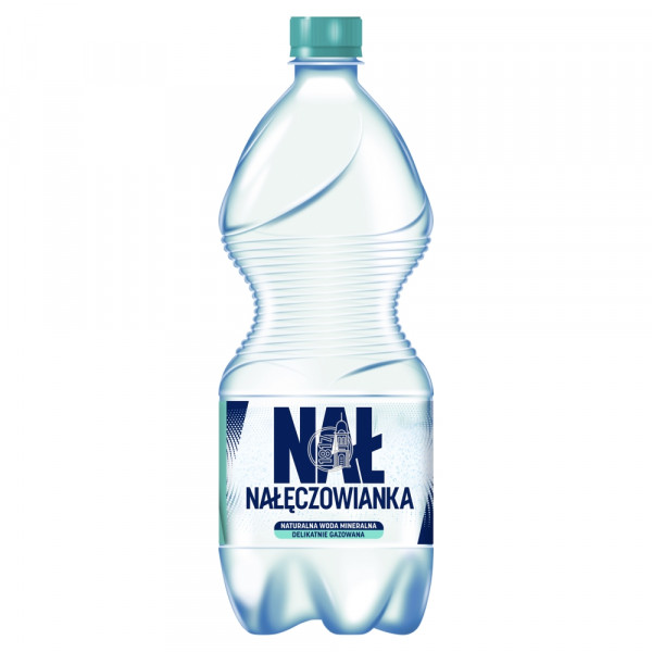 Woda lgaz Nałęczowianka mineralna 1l doliczana kaucja 50 gr 