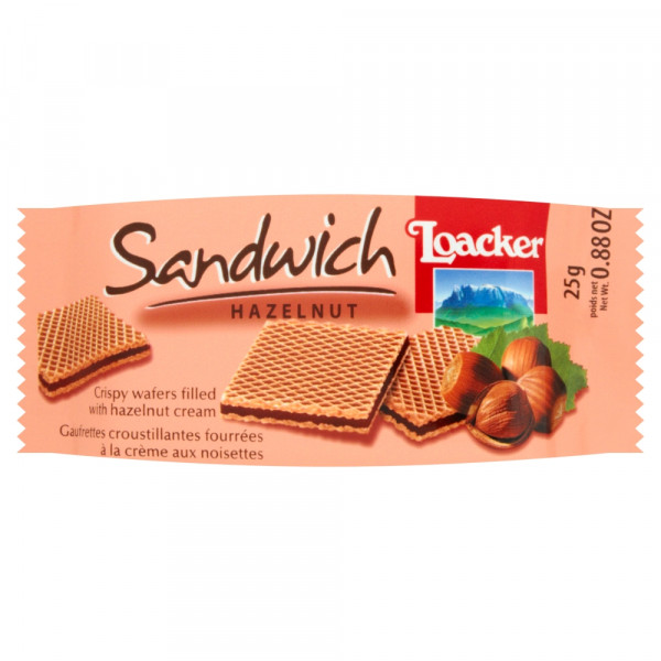 Loacker Sandwich wafelek orzech laskowy 25 g